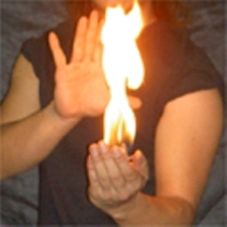 Fire in the Silk (Light BLUE) by Kikuchi