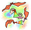 Rainbow 20th Century Silk