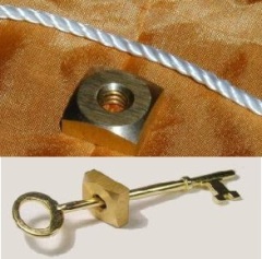 Spirit Nut & Skeleton Key Puzzle by Viking Magic