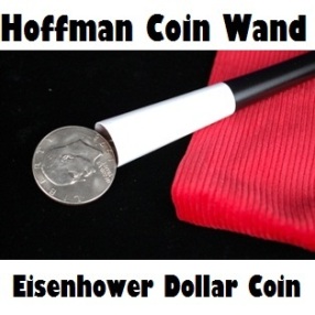 Hoffman Coin Wand (Eisenhower Dollar Coin) by Colin Rose