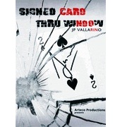 Signed Card Thru Window by Jean-Pierre Vallarino