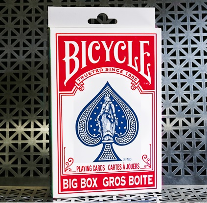 Big Bicycle Cards (Jumbo Bicycle Cards, Red)