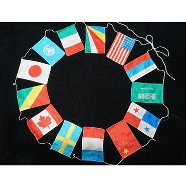 Bunting Silk (National Flags, MINI)