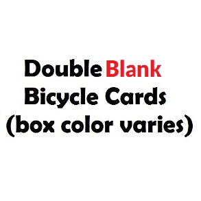 Double Blank Bicycle Cards (box color varies)