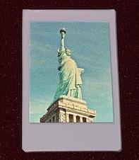 Rainbow Polaroid Film (Statue of Liberty, New York, USA)