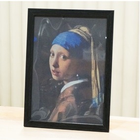 Rainbow Morph LARGE (Girl with Pearl Earring to Mona Lisa) by HIGAR