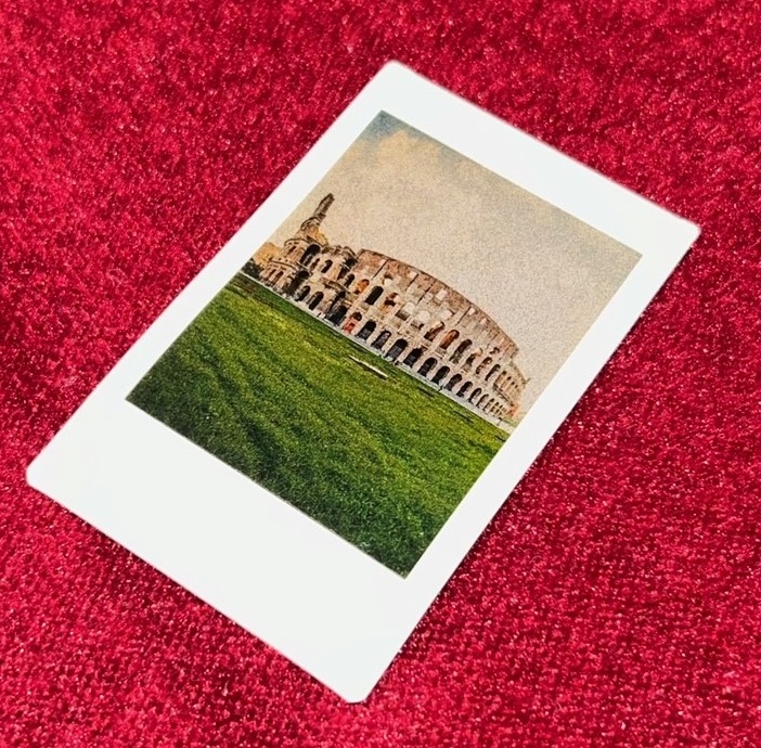 Rainbow Polaroid Film (Colosseum) by Higar