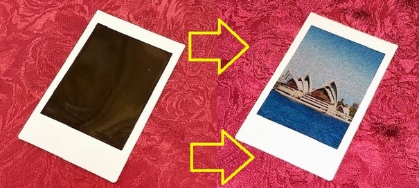 Rainbow Polaroid Film (Sydney Opera House) by Higar