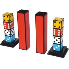 Twin Dice Towers by Joker Magic