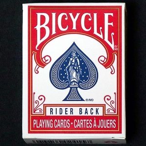 Mini Bicycle Cards (Red)