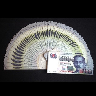 Fanning Bills (Singapore Dollar)