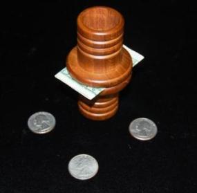 MC Coin Tube (Wood) by Mikame