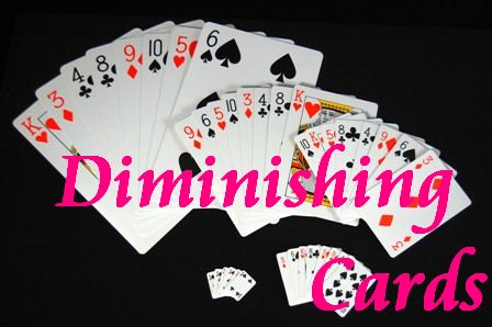 Diminishing Cards by Ton Onosaka