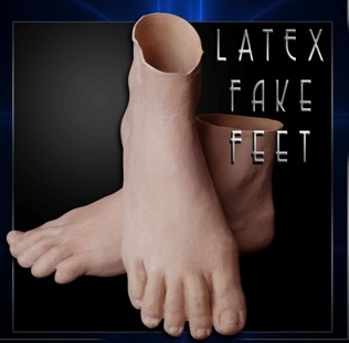 Latex Fake Feet  (pair) by Magic Latex