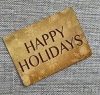 Rainbow Phantom Card, Happy Holidays (Black Card) by Higar