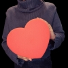 Jumbo Heart Sponge by Tejinaya
